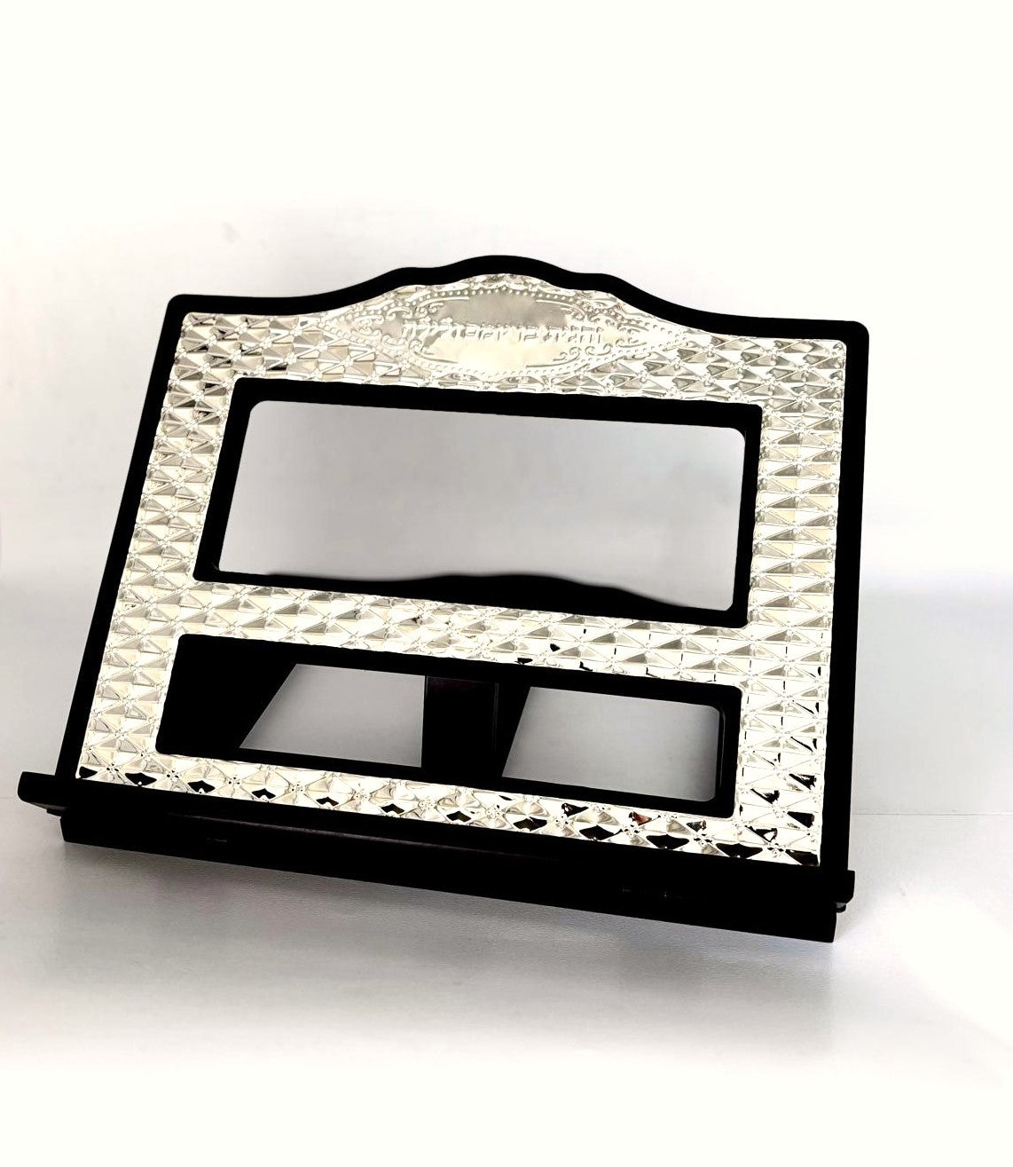 סטנדר עץ מוכסף-סטנדר שולחני-אבי מתנות-סופר הום