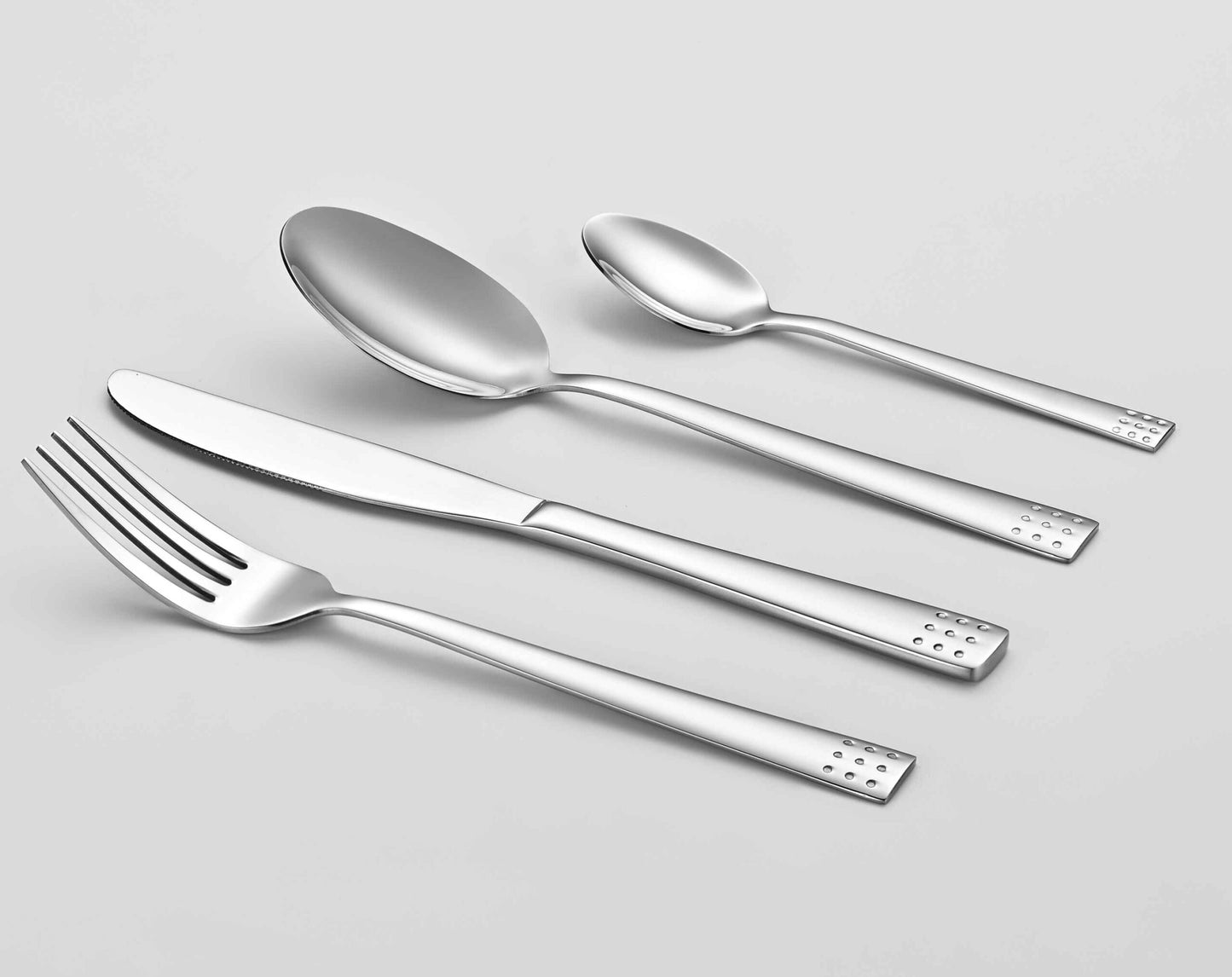 סט סכו"ם MONACO סולתם נירוסטה (24) חל-סכו"ם כסוף-Soltam סולתם-סופר הום