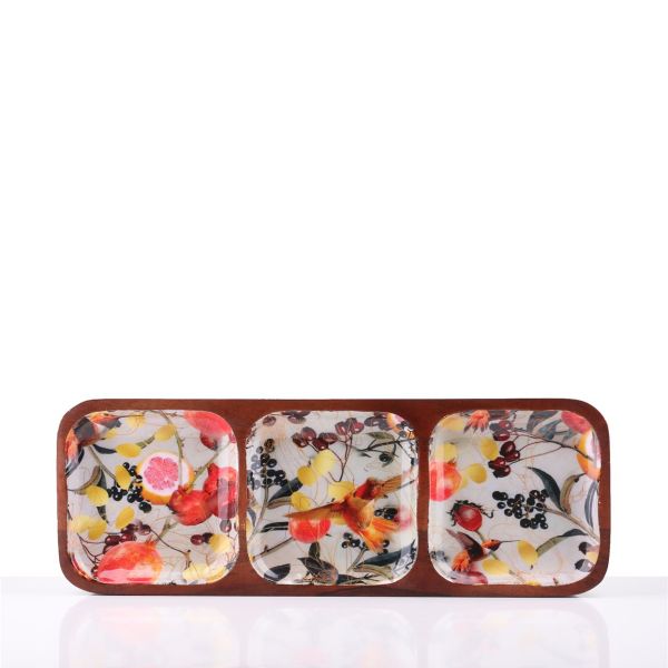 פלטת הגשה מחולקת סדרת Flower Wood-קברט מחולק-Naaman נעמן-סופר הום