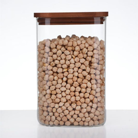 Tamar קופסת אחסון זכוכית-מיכל אחסון-Naaman נעמן-סופר הום