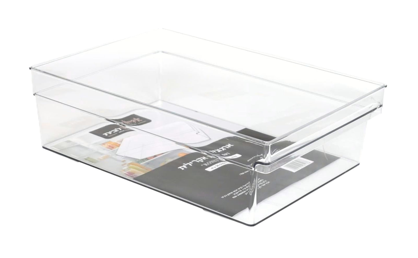 ארגונית אקרילית 11x36.5 ס"מ - מגוון גדלים-ארגוניות למקרר-אידיאלי לבית-11x20x36.5 ס"מ-סופר הום