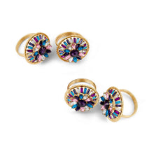 Load image into Gallery viewer, סט 6 חבקים יוקרתיים למפיות דגם עיגול אבנים-חבקים למפיות-ARTEX HOME-סופר הום