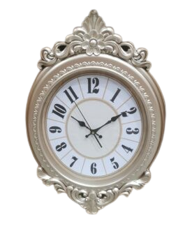 שעון קיר מעוטר פלסטיק-שעון קיר-אבי מתנות-סופר הום