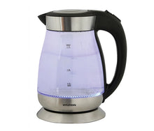 טען תמונה לצפייה בגלריה, קומקום זכוכית 1.7 יונדאי מגוון צבעים-קומקום-Hyundai-שחור-סופר הום