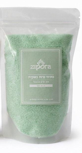 פתיתי נרות בשקית 300 גרם - מגוון צבעים-נרות-ציפורה-כחול-סופר הום