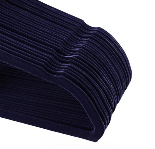 סט 4 קולבי קטיפה לילדים – כחול כהה-קולב-Cucina-סופר הום