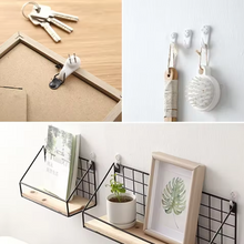 Load image into Gallery viewer, סט 4 מתלים לתמונה - מגוון גדלים-וו תלייה לקיר-Home smart-קטן -אורך 3 ס"מ-סופר הום