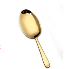 טען תמונה לצפייה בגלריה, כף הגשה נירוסטה זהב-כף הגשה-Food Appeal-סופר הום