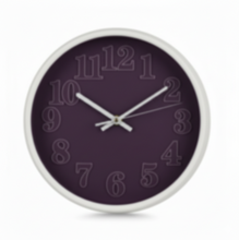 טען תמונה לצפייה בגלריה, שעון קיר 23 ס״מ-שעון קיר-ס.ז. מחנה יהודה-סגול-סופר הום