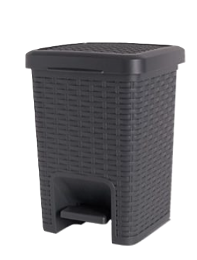 פח פדל נשלף - מגוון צבעים-פח לשירותים-ליפסקי-שחור-סופר הום