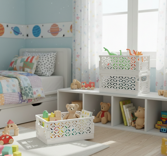 סלסלה מתקפלת Ella-סלסלה-Cucina-23.5*35*14 ס"מ-לבן-סופר הום