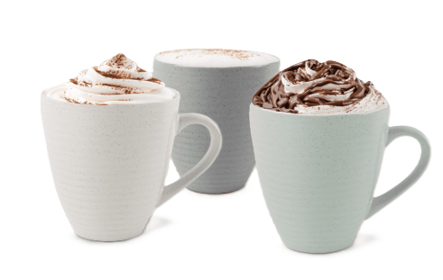 כוס מאג פורצלן - דגם פורטלנד - מגוון צבעים-ספלים חרסינה-Via Home-אפור-ירוק-סופר הום