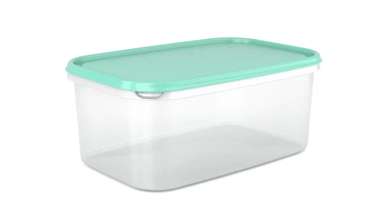 קופסא מלבנית למטבח 4.4 ליטר סדרת ענבר-קופסאות מטבח פלסטיק-ItalPlast-סופר הום