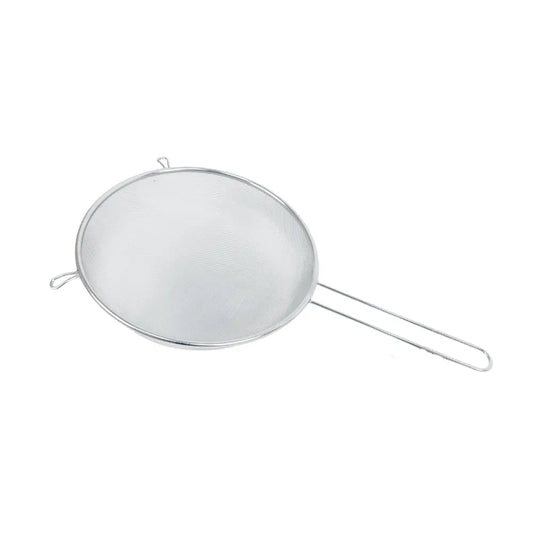 מסננת נירוסטה עם ידית מגוון גדלים-מסננת נירוסטה-א. לויזון-20 ס"מ-סופר הום