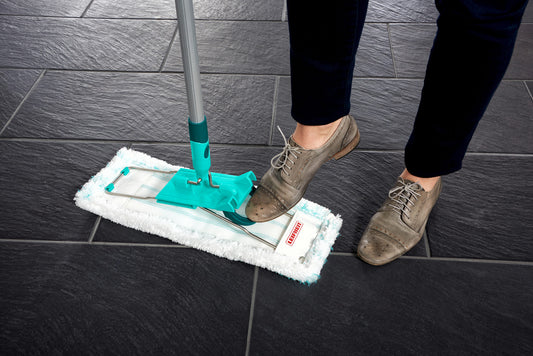 מגב רצפה Profi XL Micro Duo מבית Leifheit-מוט טלסקופי עם מגב-Leifheit-סופר הום