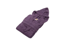 טען תמונה לצפייה בגלריה, חלוק מגבת כותנה לילדים -במגוון צבעים-חלוק מגבת לילדים-Cotton Avenue-10-12 מידה-אפור-סופר הום