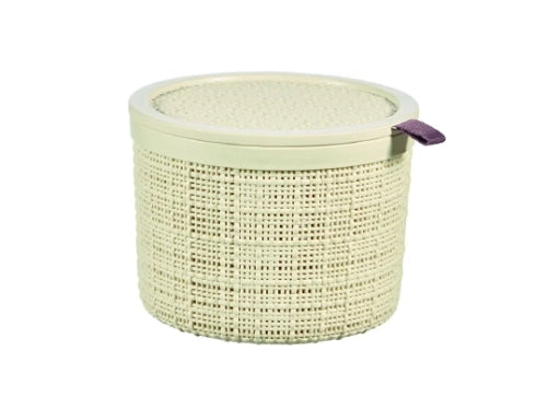 סלסלה יוטה עגולה קרם - 2 ליטר-סלסלה-Keter-סופר הום