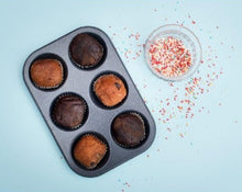 Load image into Gallery viewer, תבנית מאפינס 6 שקעים סולתם-תבנית מאפינס-Soltam סולתם-סופר הום