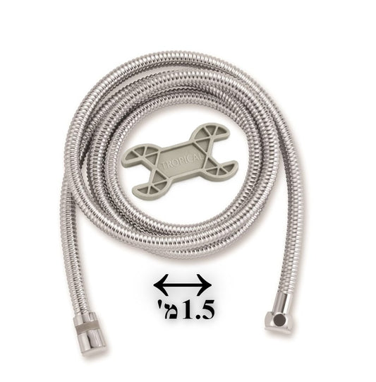 צינור אמבט מנירוסטה עם דופן כפולה 1.5*2 מטר-צינור נירוסטה-Tropical-1.5 מטר-סופר הום