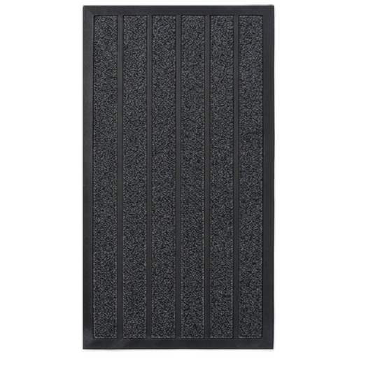 שטיח כניסה פסים 45X75 - מגוון צבעים-שטיח פיויסי-ס.ז. מחנה יהודה-אפור-סופר הום