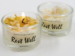 נר קריסטלים ריחני צהוב-נרות-א. לויזון-סופר הום