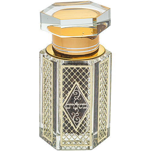 כלי לבשמים מקריסטל עם פלקטה וציפורן-בשמים להבדלה-ART JUDAICA-סופר הום