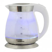 טען תמונה לצפייה בגלריה, קומקום זכוכית 1.7 יונדאי מגוון צבעים-קומקום-Hyundai-לבן-סופר הום