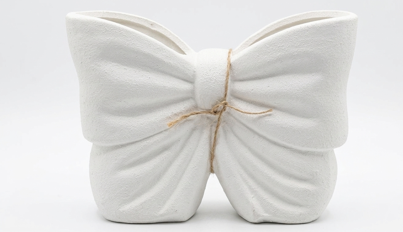 ואזה סטון דגם פרפר - מגוון צבעים-אגרטל-ציפורה-לבן-סופר הום