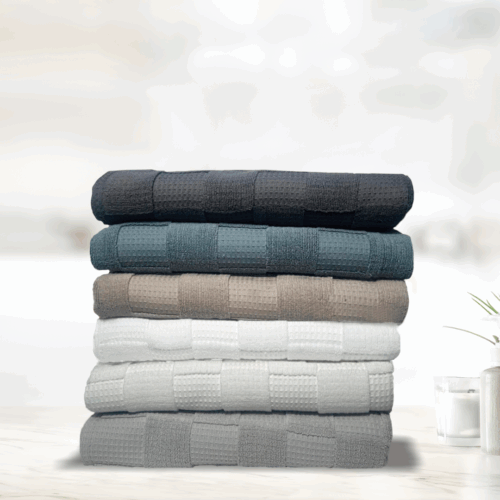 מגבת גוף דגם DAMKA - מגוון צבעים-מגבת גוף-Via Home-לבן-סופר הום