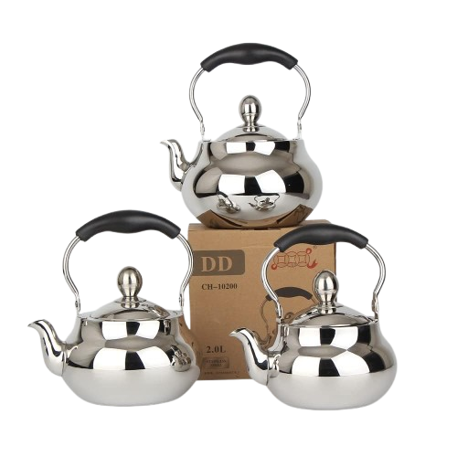 קומקום תה מנירוסטה - מגוון גדלים-קנקני תה-ס.ז. מחנה יהודה-1.5 ליטר-סופר הום