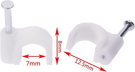 מהדקי כבל 7 מ"מ-וו תלייה לקיר-Home smart-סופר הום