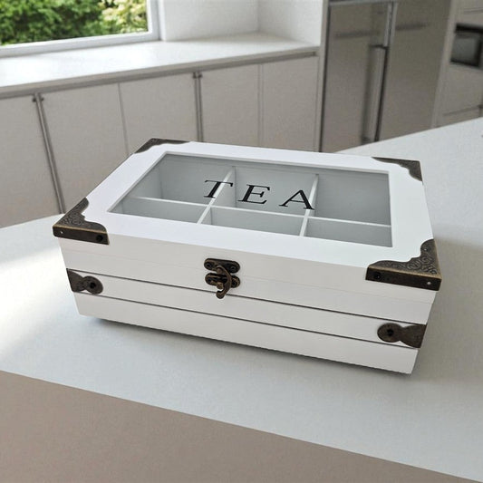 קופסת תה TEA 8.5×16×24 ס"מ-קופסאות תה-Bella Casa-סופר הום