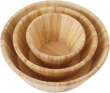 טען תמונה לצפייה בגלריה, קערת במבוק לסלט בשלושה גדלים-קערות במבוק-ARCOPLAST-קוטר 25 ס"מ-סופר הום