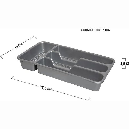 אירגונית מחוררת לסכו"ם-ארגונית סכום-Plasticforte-סופר הום