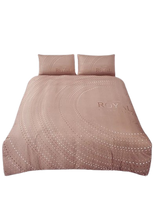 Load image into Gallery viewer, סט מצעים זוגי במגוון צבעים-סט זוגי-Via Home-שחור מדוגם לבן-סופר הום