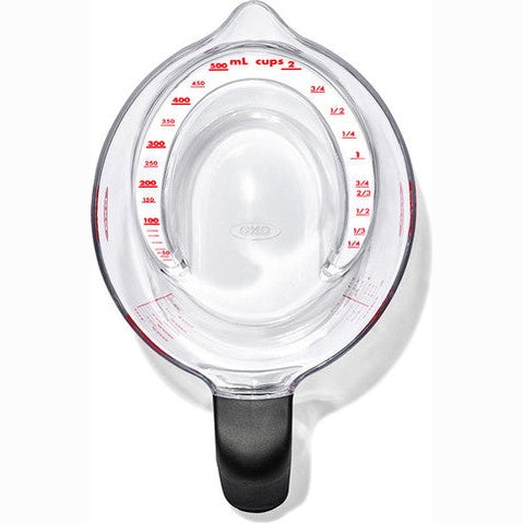 כוס מדידה אקרילי 0.5/0.25 ליטר-כוס מדידה-OXO-0.5 ליטר-סופר הום