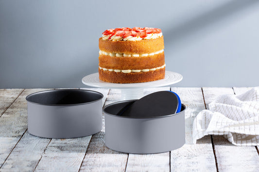 תבנית אפייה עגולה גבוהה 15\23\25 ס"מ Push Pan-תבניות מתכת-SUPERHOME סופרהום-קוטר - 15 ס"מ-סופר הום