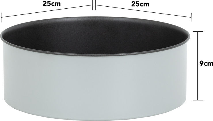 תבנית אפייה עגולה גבוהה 15\23\25 ס"מ Push Pan-תבניות מתכת-SUPERHOME סופרהום-קוטר - 25 ס"מ-סופר הום