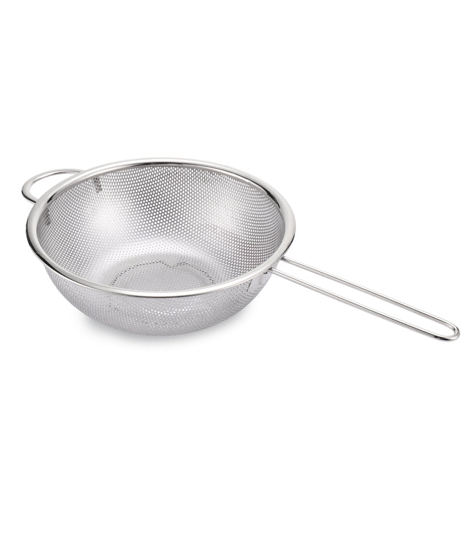 מסננת נירוסטה בצפיפות גבוהה עם ידית 28 ס"מ-מסננת נירוסטה-Food Appeal-סופר הום