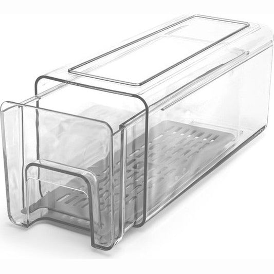 מגירה נשלפת - רשת CLEAR-ארגוניות למקרר-ItalPlast-11.5*25*10.5 ס"מ-סופר הום