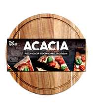 Load image into Gallery viewer, קרש פיצה מעץ שיטה בשני גדלים ACACIA-בוצר-Food Appeal-1*25*25 ס"מ-סופר הום