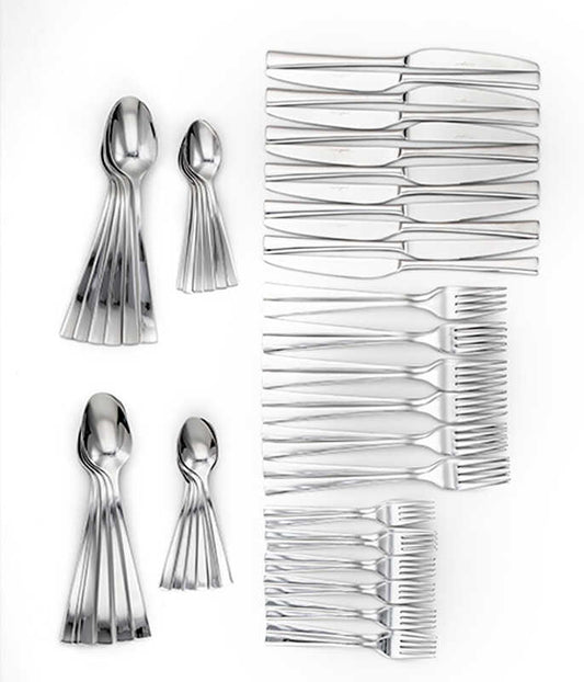 SYMPHONY סט סכו"ם נירוסטה 60 חלקים - דגם-סכו"ם כסוף-Food Appeal-סופר הום