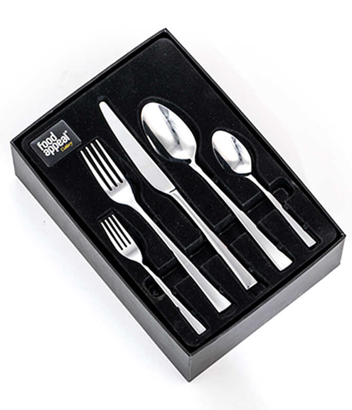 SYMPHONY סט סכו"ם נירוסטה 60 חלקים - דגם-סכו"ם כסוף-Food Appeal-סופר הום