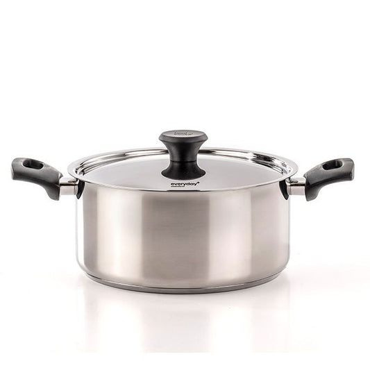 סיר נירוסטה 24 ס"מ גבוה, 7.4 ליטר EVERYDAY+ STAINLESS-סירי נירוסטה-Food Appeal-סופר הום