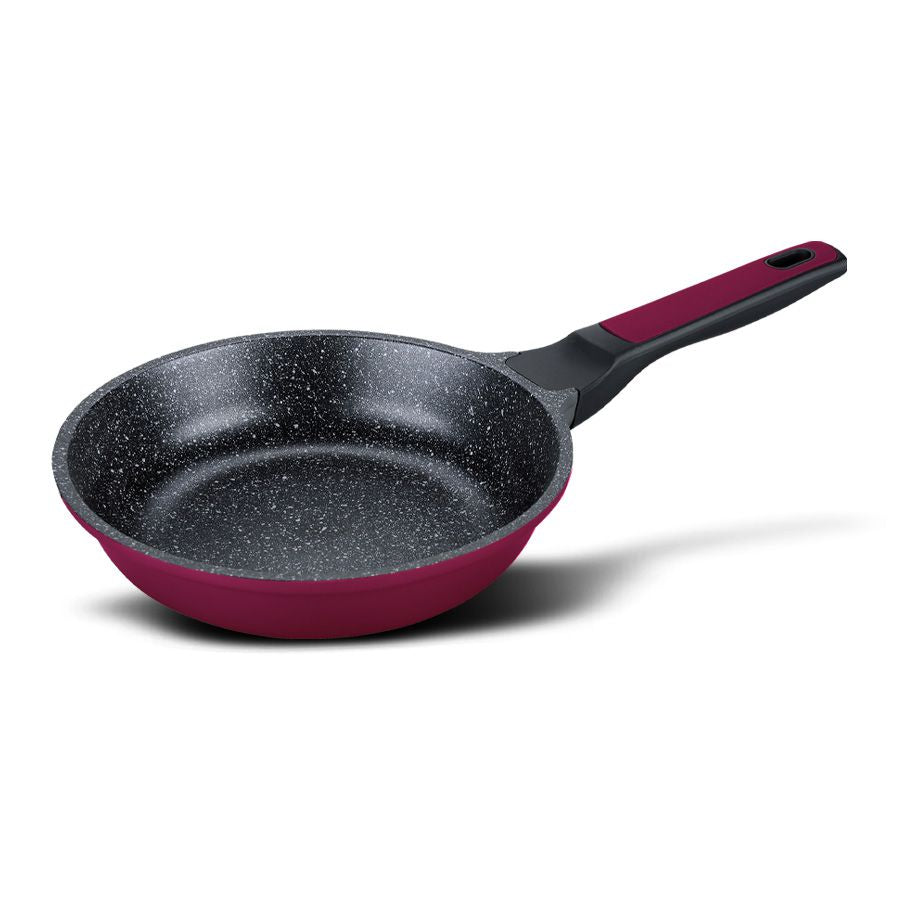 BLACKBERRY סדרת מחבתות במגוון גדלים - סדרת-מחבתות אלומיניום-Food Appeal-מחבת 32 ס"מ - צבע בורדו-סופר הום