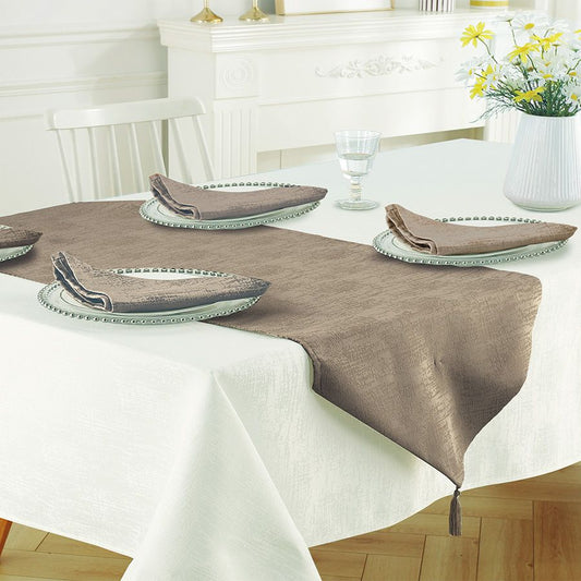 מארז חגיגי לעיצוב השולחן הכולל מפת שולחן, ראנר ומפיות-מארז מפה ומפיות-Food Appeal-סופר הום