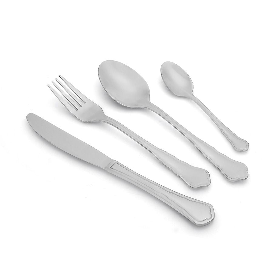 מארז סכו"ם 24 חלקים בגימור מאט - זהב/כסף-סכו"ם זהב-Food Appeal-כסף-סופר הום