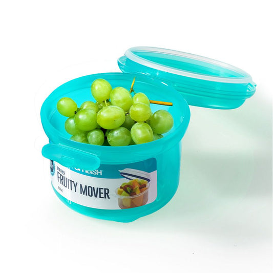 קופסת אוכל לפירות/חטיפים 400 מ"ל מנטה Smash-קופסאות מטבח פלסטיק-Food Appeal-כחול-סופר הום