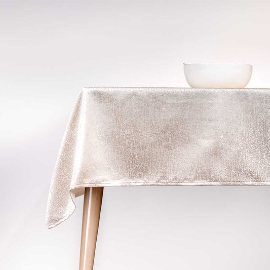 מפת ג'קארד מהודרת בז' KATHRIN - מגוון גדלים-מפת שולחן-Food Appeal-155*350 ס"מ-סופר הום