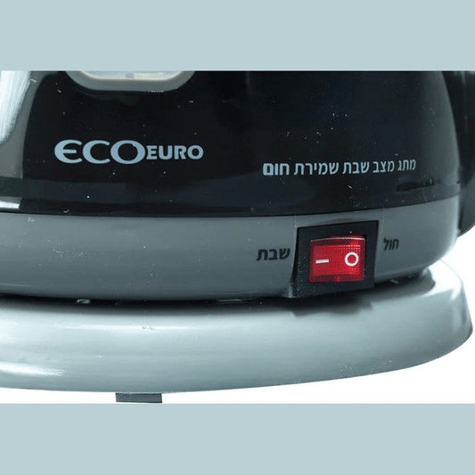 קומקום חשמלי לשבת 2 ליטר - שחור-קומקום שבת-Eco Euro-שחור-סופר הום